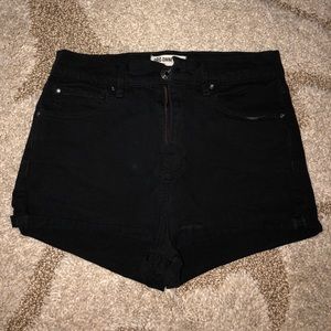 Black High Waisted Shorts